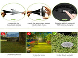 Outdoor Solar InGround Pathway Lights, IP65 ABS & Stainless Steel Lamp with Light Sensor, 77665578