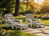 Outdoor Adirondack Chair Cushions 44x19x4 inch Waterproof Rocking Chair Cushion with 17x19 Ottoman 44241851