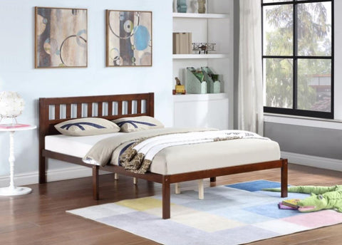 ZUN Full Bed Frame, Wood Platform Bed with Headboard, Bed Frame with Wood Slat Support for Kids, Easy W1998121939
