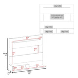 Being Floating Entertainment Center, One Superior Shelf, Two Shelves, Space For The TVs up 55" B200P286980