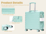 28" Large Suitcase, ABS Hardshell, Upgraded Crack-Resistant Iron Handle, Combination Lock, 360&deg W2787P536180