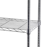 5-Tier NSF Heavy Duty Adjustable Storage Metal Rack with Wheels & Shelf Liners Ideal for Garage, 49670774