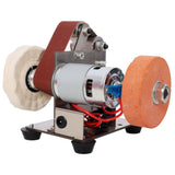 Mini Electric Belt-Sander Knife-Sharpener Sanding Machine 96W, Small Bench Grinder Kit 7 Speed W465P289771