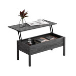 ZUN MDF Lift-Top Coffee Table with Storage For Living Room,Dark Grey Oak W848134663