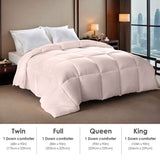 Pink plus-size comforter for all seasons, perfect for cozy bedrooms, luxurious hotel rooms, single, 73094980