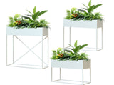 3Pack PreAssembled Metal Raised Garden Bed Planter Stand with NonWoven Liner, UVResistant Coated W2796P516632