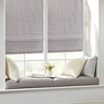 ZUN Basketweave Room Darkening Cordless Roman Shade B035129703