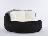 Oversized Bean Bag Chairs,Multicolor Faux Fur Couch Filled with Shredded Sponge,Large Lounger Sofa 75978945