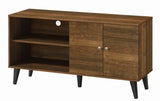Amidon TV Stand TVs up to 47.3", with 2 Storage Shelves& 1 Cabinet, Modern Entertainment Centre B2735P297794