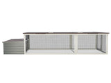 Large Chicken Coop with Run, 20.93 Sq Ft Outdoor Poultry Cage, Weatherproof Asphalt Roof, Wooden Hen 82011200