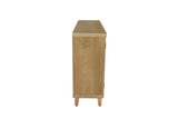 59" Brown Accent with 4 Doors, Natural Wood Buffet, Media, Console, W2295P306917