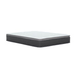 ZUN 12 in. Pocket Spring Hybrid Bed in a Box Mattress, Queen, Plush Gel Memory Foam Mattress, White/Gray B011P204489