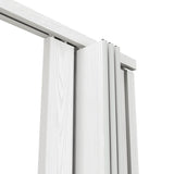 36" W Double Walled Foldable Heavy Duty Accordion Doors, White B031P295173