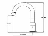 8-Inch Widespread Bathroom Faucet, 2-Handle 3-Hole with 360&deg Pull-Down Sprayer and Pop-Up Drain, 87967403