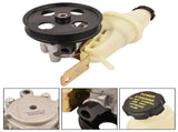 Power Steering Pump For 2000-2004 Dodge Dakota Durango 4.7L w/Reservoir & Pulley 52106253AE 98750814