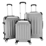 3-in-1 Portable ABS Trolley Case 20" / 24" / 28" Gray 00470368