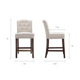 Tufted Counter Stool B03548287