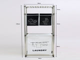 Laundry Hamper 3 Tier Laundry Sorter with 4 Removable Bags for Organizing Clothes, Laundry, Lights, 71355225