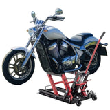 Hydraulic Motorcycle Jack, 1500 LBS Capacity Foot-Operated Motorcycle Table, ATV Scissor W1422136704