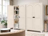 71'' 2 Shapely Door Cabinet With Lock, Metal Storage Cabinet with Doors and Adjustable Shelves, for 07106939