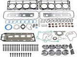 Pistons Head Gaskets Bolts Set Replacement for 2003-06 Dodge Durango Ram 1500 2500 3500 5.7L 15545364