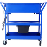 ZUN Mobile Parts Washer, 20 Gallon Capacity Portable Parts Cleaner for Use with Water Based Cleaning W465P149908