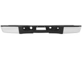 Pickup Rear Bumper Chevrolet Silverado 1500 2007-2013-Silver/Steel/No Hole 45249194