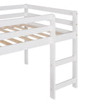 ZUN Loft Bed with Slide, Multifunctional Design, Twin 49816073