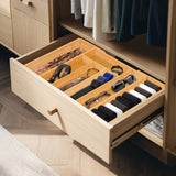 Expandable Bamboo Kitchen Drawer Organizer Adjustable Cutlery Tray for Utensils, Silverware, and 84621024
