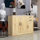 Modern Wood Buffet Sideboard with 2 doors&1 Storage and 2drawers -Entryway Serving Storage Cabinet 93151371