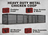 83"Thickened Chicken Coop Durable Pigeon Cage Outdoor Use Comfortable Poultry Cage For Home Breeding W2887P470168