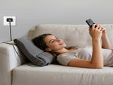 Heated Neck Massager Pillow with 3 Heat Settings & 3 Vibration Modes, Contoured 35488447