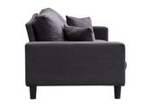 74" High Resilience three seater Sofa, Wooden Frame 3 Seat Sofa, Comfy , Modern Upholstered Sofa, W311P221223