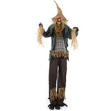 7ft Life-Size Animated Halloween Scarecrow - Sound-Activated 28912663