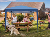 2 x 2m Practical Waterproof Right-Angle Folding Tent Blue 71010202