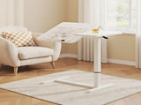 (UPGRADED) Overbed Bedside Desk, Mobile Rolling Laptop Stand Tilting Overbed Table with Wheels, W2641P368240