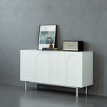 ZUN 4 Door Cabinet, Modern Accent Cabinet, Sideboard Buffet Cabinet, Entryway Cabinet with Storage for W2565P189587