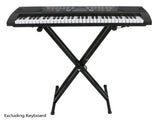 Dual-tube X-Shape Keyboard Stand Black 60826667
