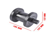 Top Roller Fits for Komatsu PC25-1 PC30-7 PC40-7 PC50UU-2 PC60-6 PC75UU-2 PC40T-7 Black 58460059