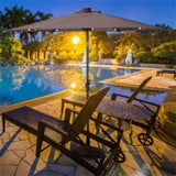 9 Feet LED Solar Umbrella 90299232