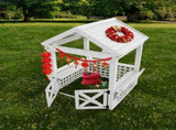 Modern Outdoor Wooden Playhouse for Children Waterproof Design with Comfortable Bench and Attractive W2992P246443