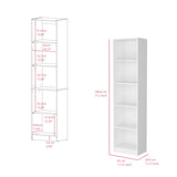 Bookcase XS Benzoni, Office, White B092142822