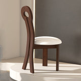 Dining Chairs Set of 2, Key-design Home Chairs, PU Leather Solid Wooden Dining Chairs with White W2700P237226