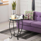 Blue Hawaiian Sun Mosaic Round Terrace Bistro Table 62269715