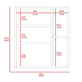 Myrick 2-Shelf Medicine Cabinet with Mirror White B06280279
