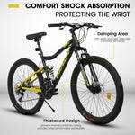 ZUN A26336-26 Inch Aluminum Frame Shock Fork Plus Shock Absorber 21-speed Unisex Mountain Bike W709P222990