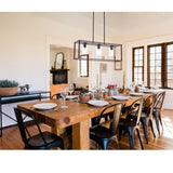 ZUN Contemporary Chandeliers Black 3 Light Modern Dining Room Lighting Fixtures Hanging, Kitchen Island 73120256