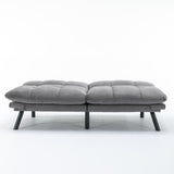 Light Grey Convertible Folding Modern sofa Bed W570124912