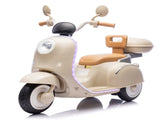 12V Kids Ride On Three-Wheel Electric Motorcycle,2WD,Cool Waterfall Light,Large Storage W1578P235066