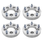 ZUN 2pcs Professional Hub Centric Wheel Adapters Silver 38434726